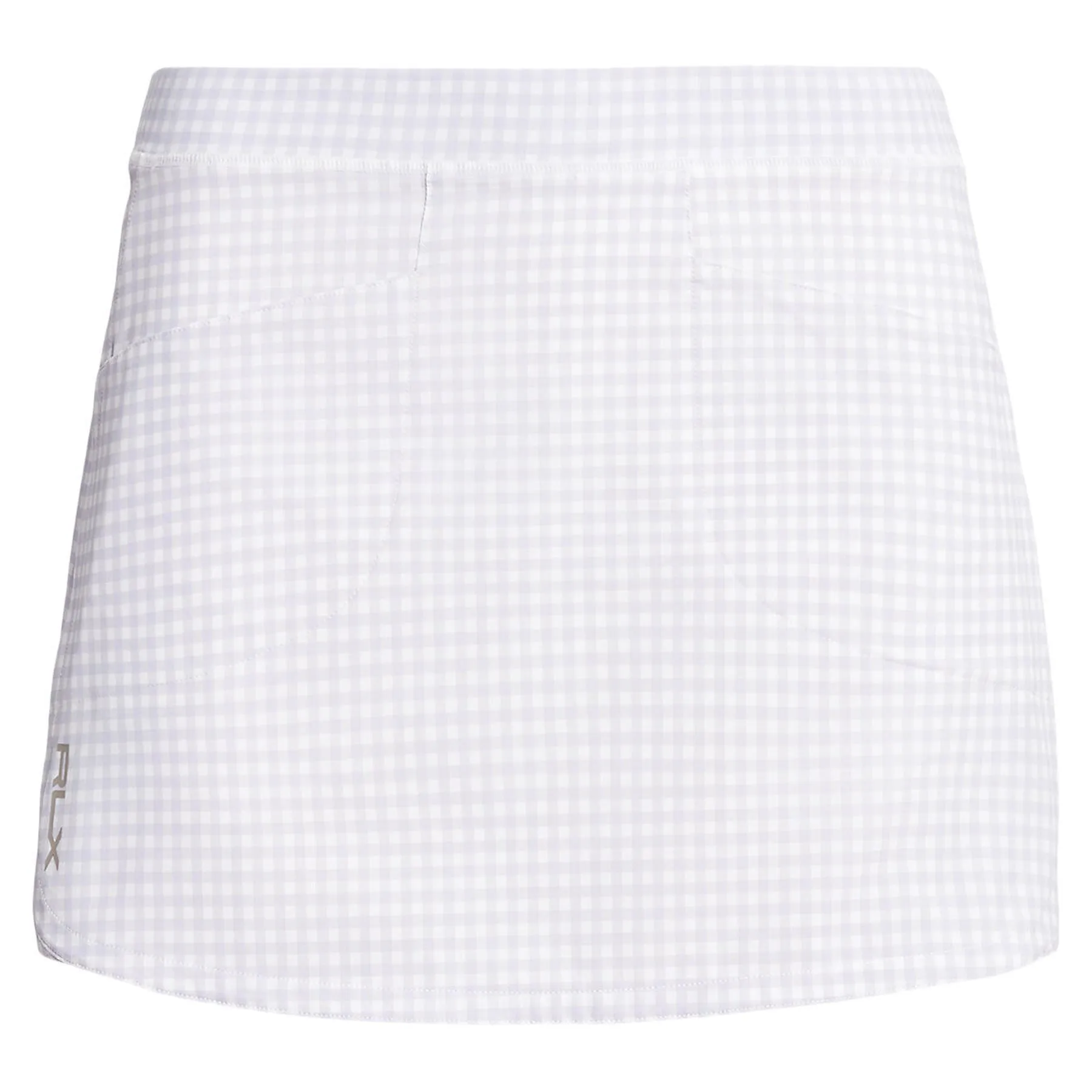Womens 15 Inch Performance Stretch Skort Mini Gingham Purple - SS24